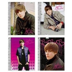 Caderno Justin Bieber